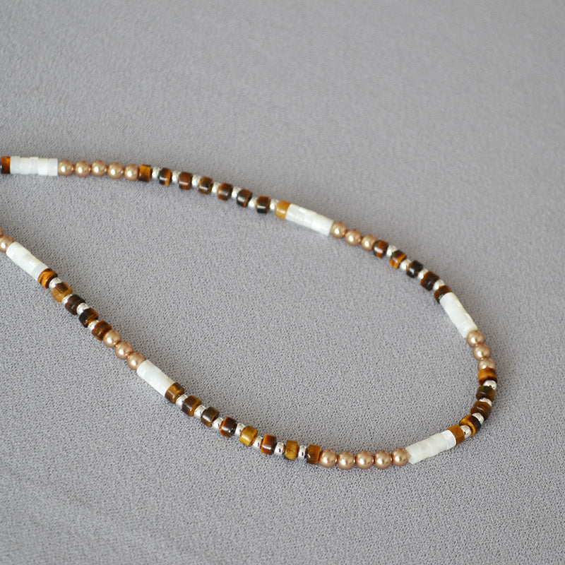 Delicate Artisan Pearl Necklace