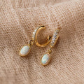 Vintage Handmade Gold Earring