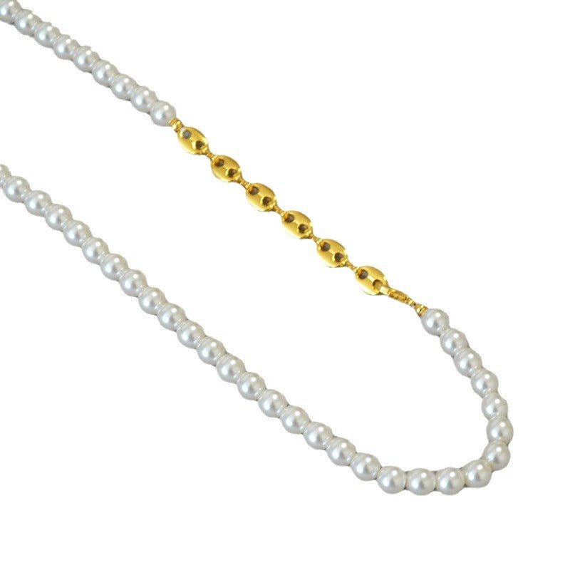 Vintage Handmade Gold Necklace