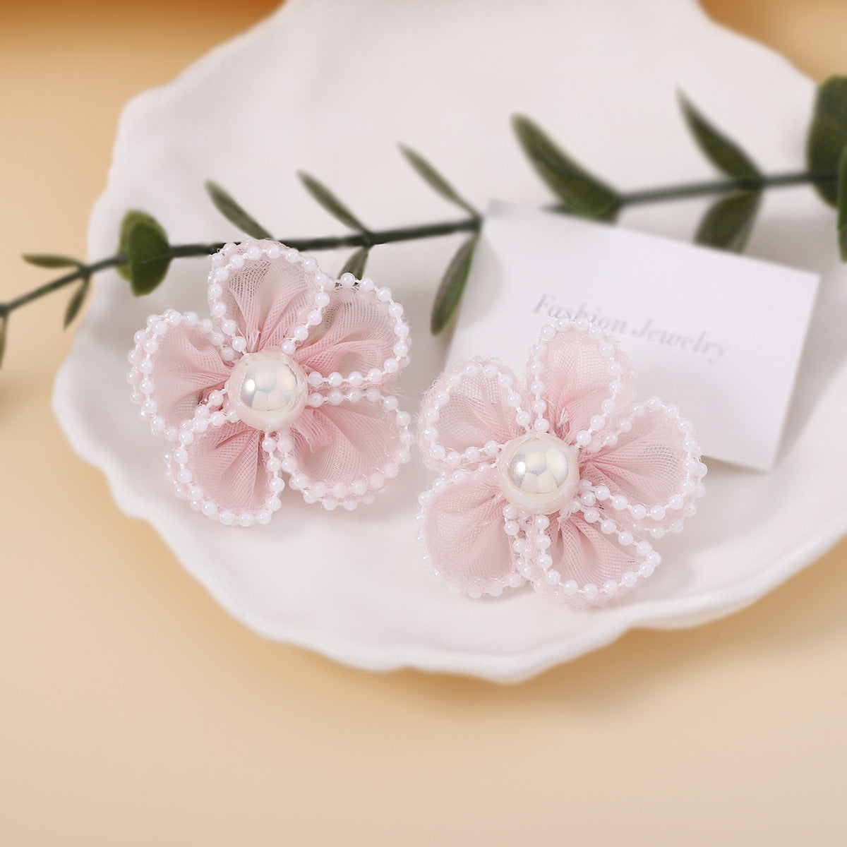 Delicate Artisan Pearl Earring