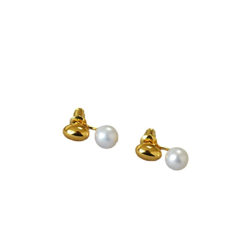 Delicate Artisan Gold Earring
