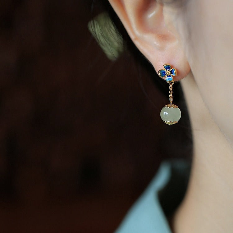 Delicate Artisan Silver Earring