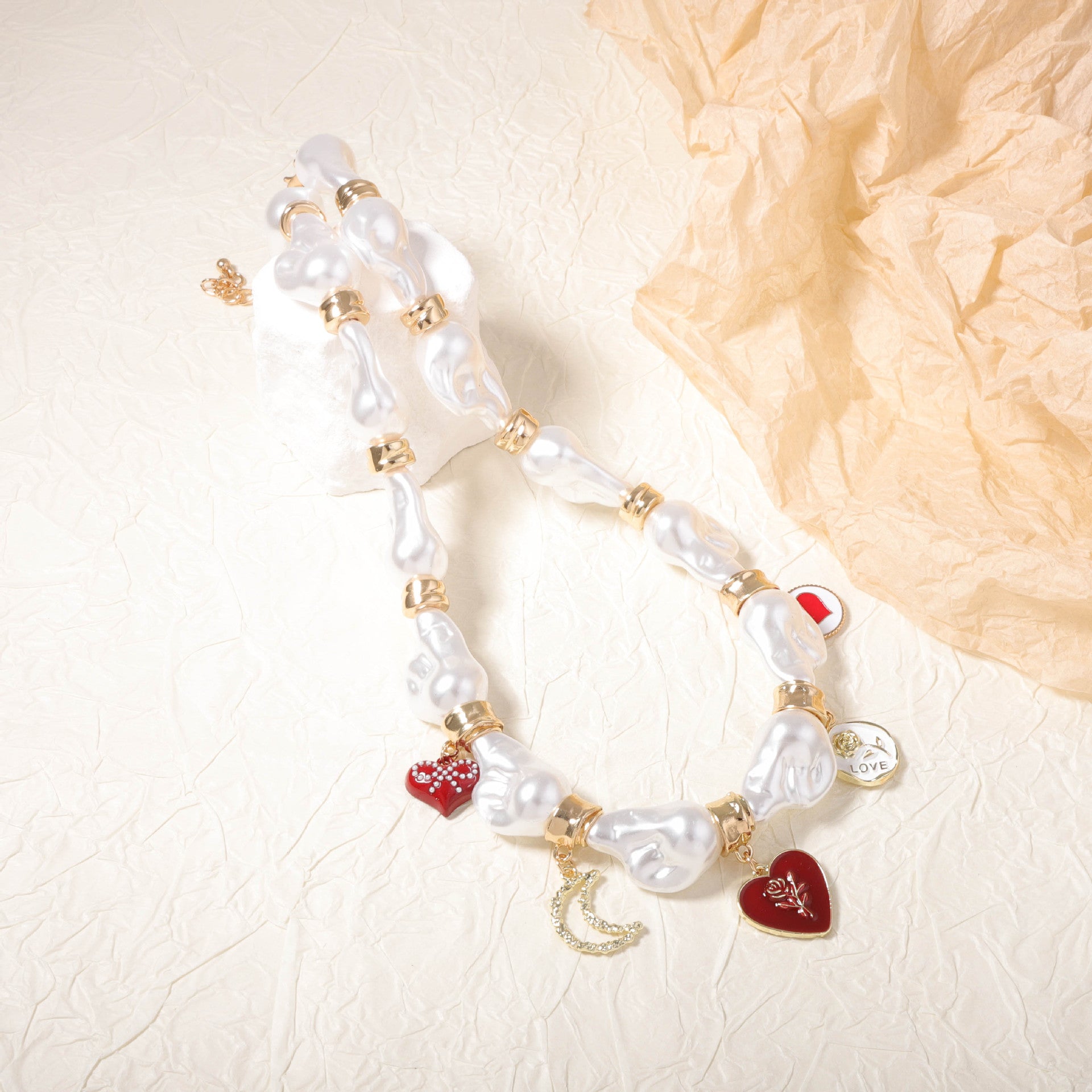 Delicate Artisan Pearl Necklace