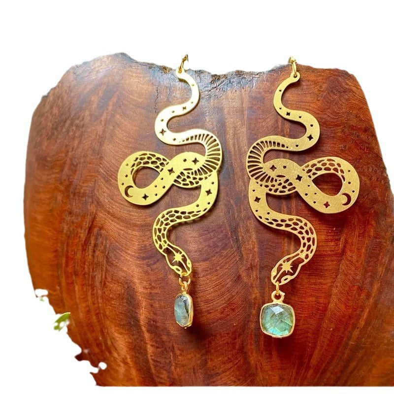 Delicate Artisan Gold Earring
