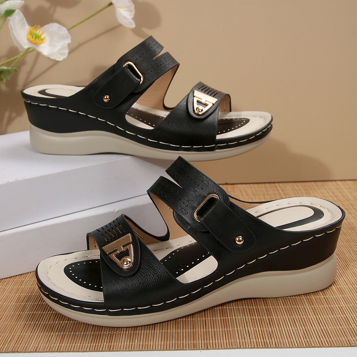 Vintage Inspired Orthopedic Sandals