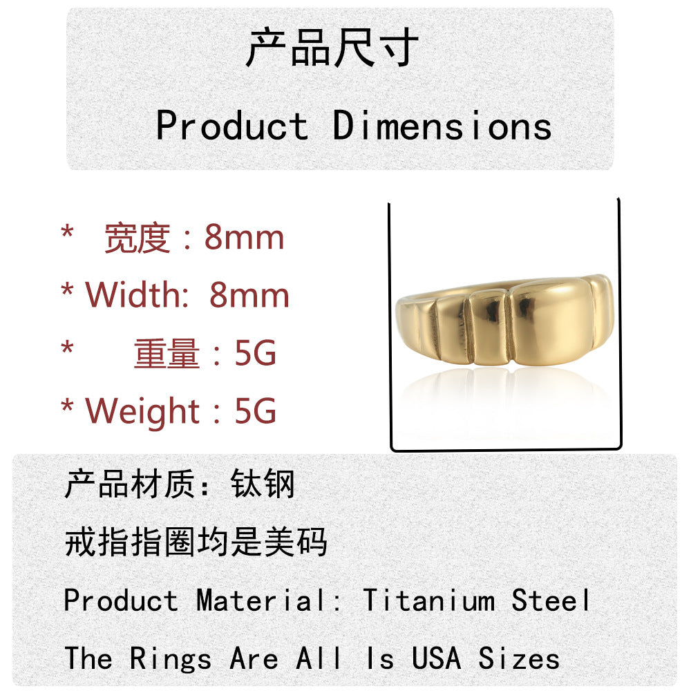 Classic Gold Ring with Timeless Appeal