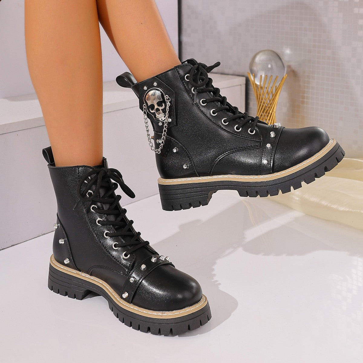Classic Orthopedic Boots with Timeless Style