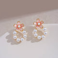 Delicate Artisan Pearl Earring