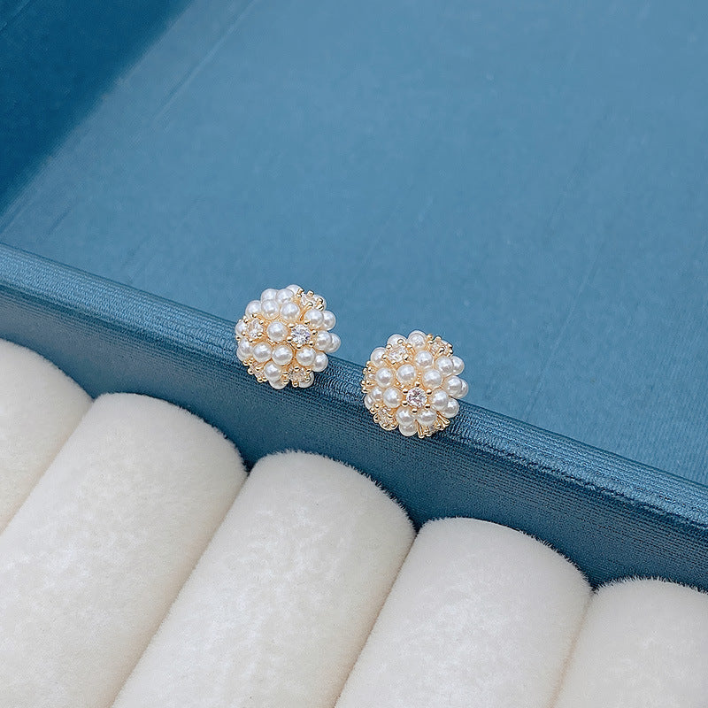 Delicate Artisan Pearl Earring