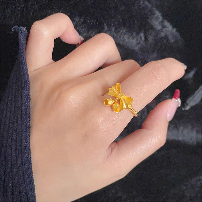 Romantic Gold Ring for Special Moments