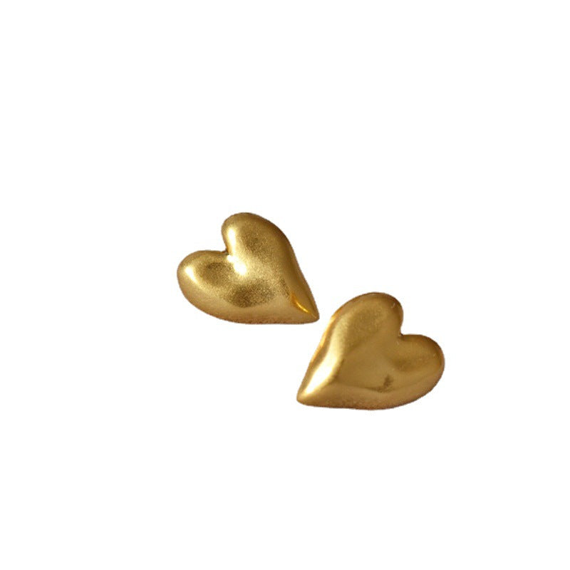 Vintage Handmade Gold Earring