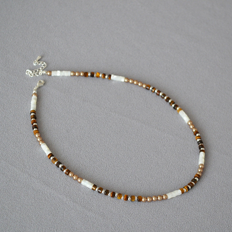 Delicate Artisan Pearl Necklace