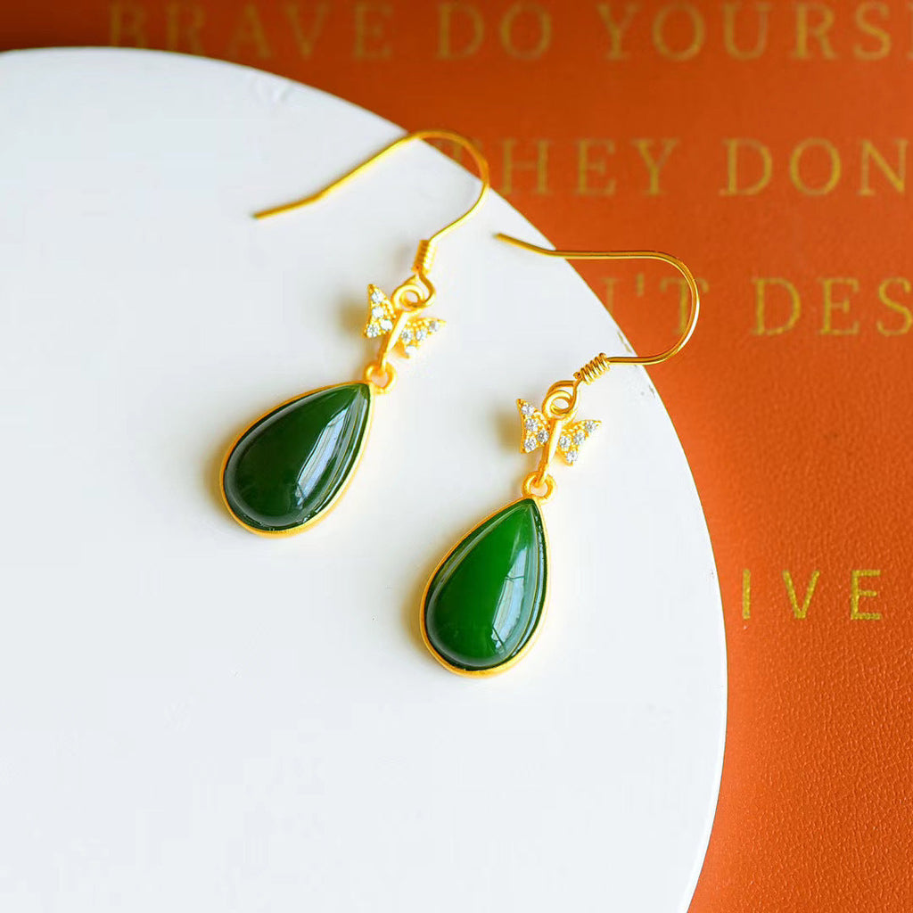 Delicate Artisan Gold Earring