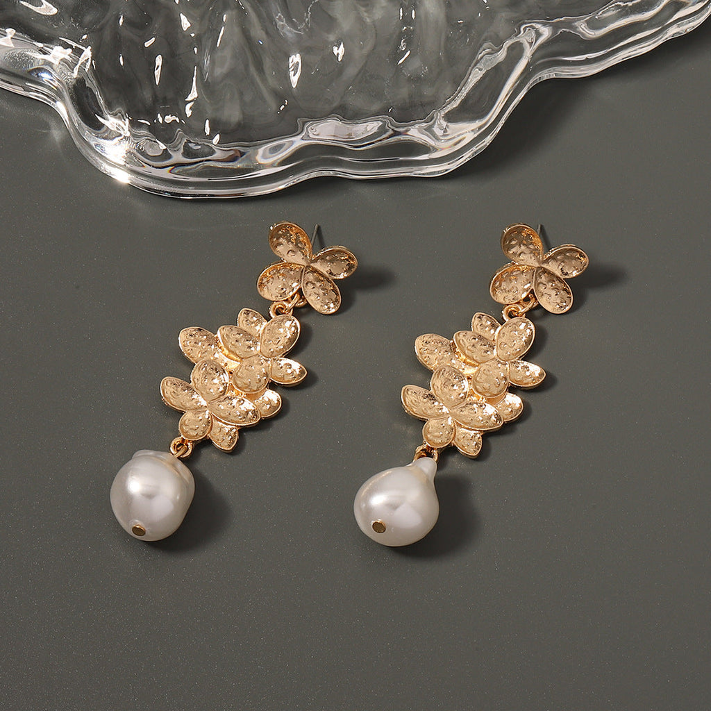 Delicate Artisan Pearl Earring