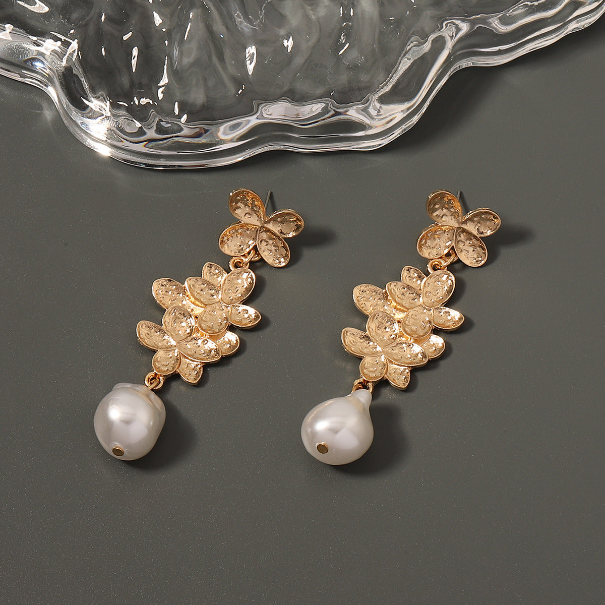 Delicate Artisan Pearl Earring