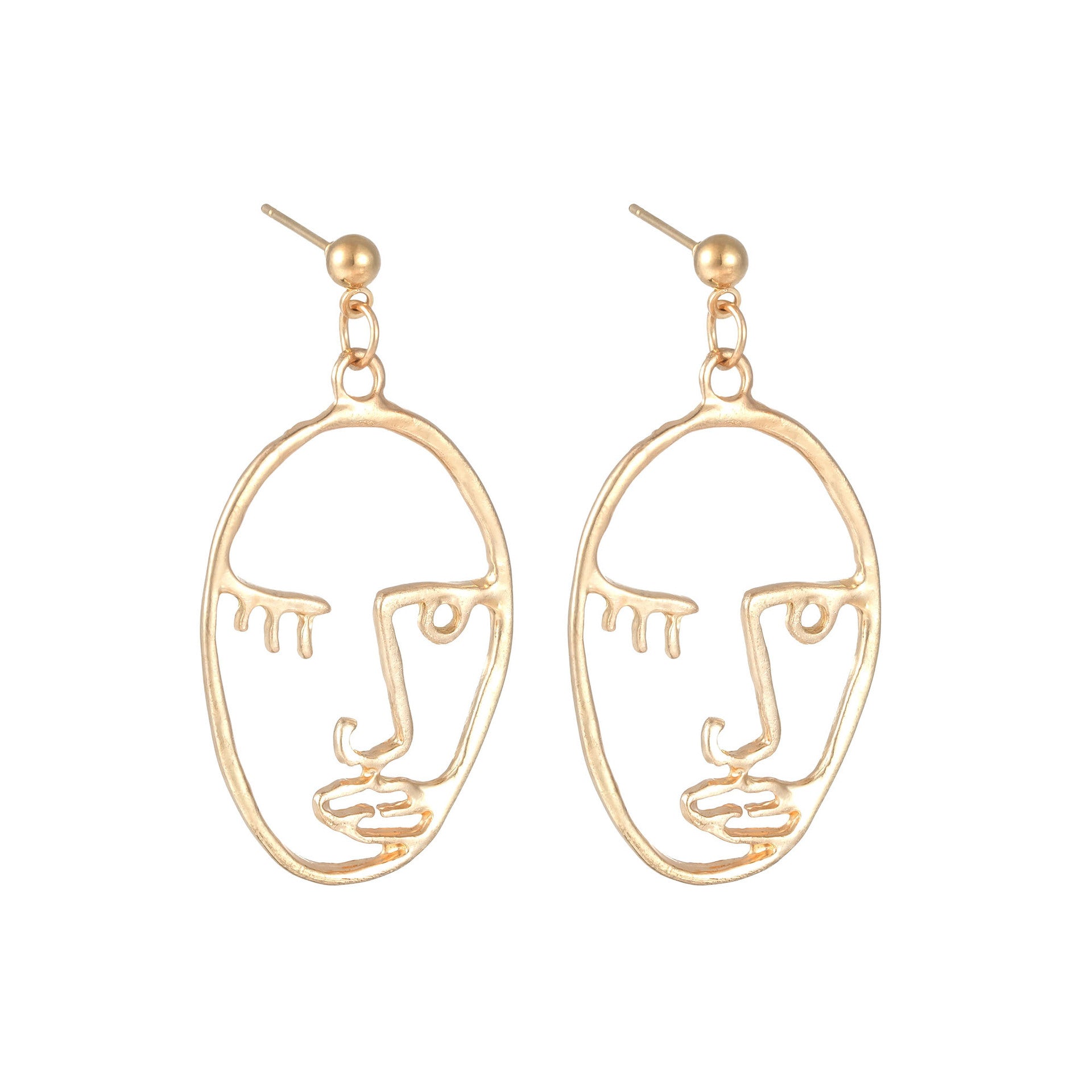 Beautiful Gold Earring with Unique Style