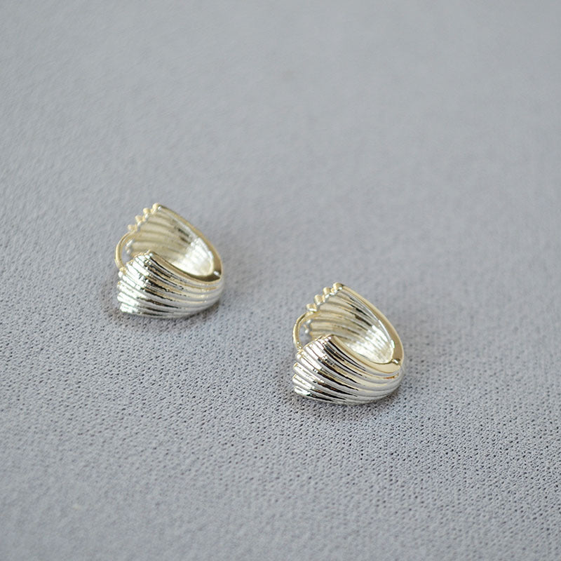 Delicate Artisan Gold Earring