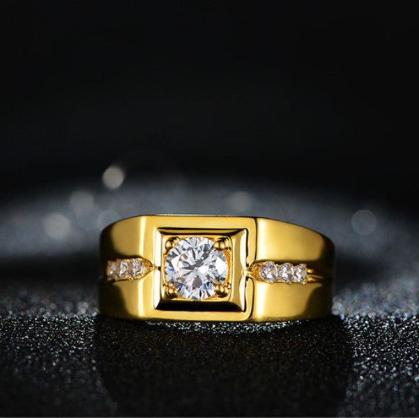 Delicate Artisan Gold Ring
