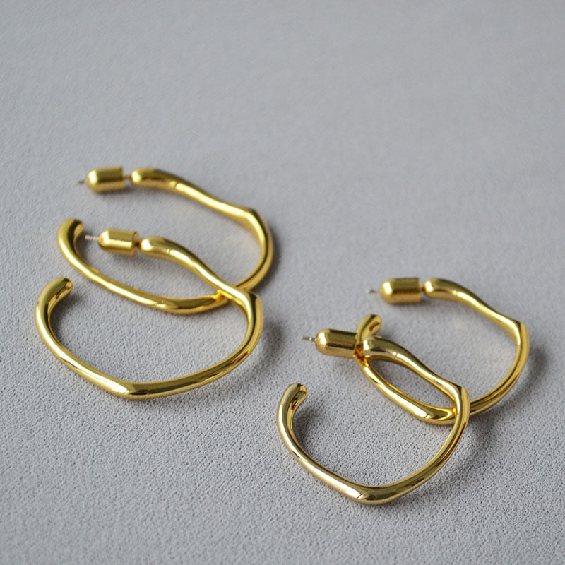 Delicate Artisan Silver Earring
