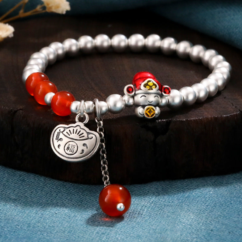 Delicate Artisan Pearl Bracelet