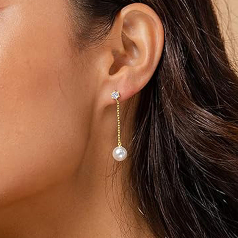 Romantic Pearl Earring for Special Moments
