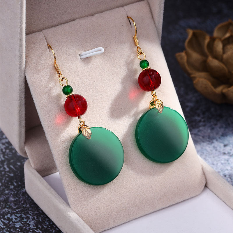 Delicate Artisan Gold Earring