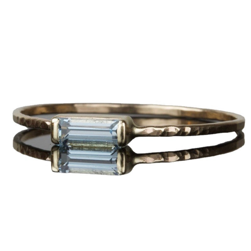 Delicate Artisan Gold Ring