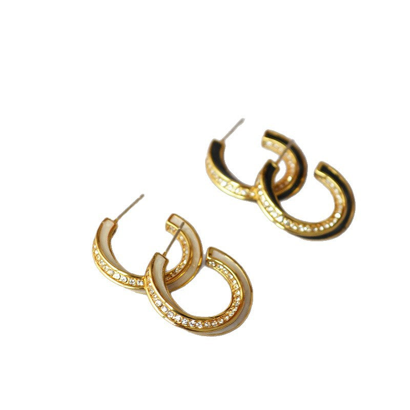 Vintage Handmade Gold Earring