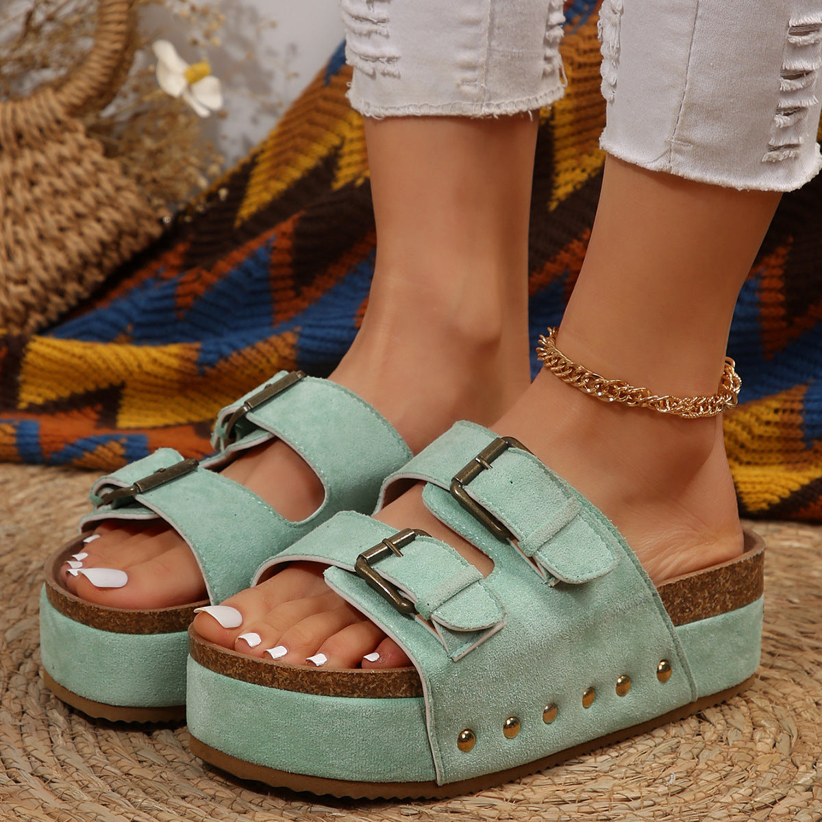 Vintage Inspired Orthopedic Sandals