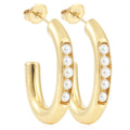 Vintage Handmade Gold Earring