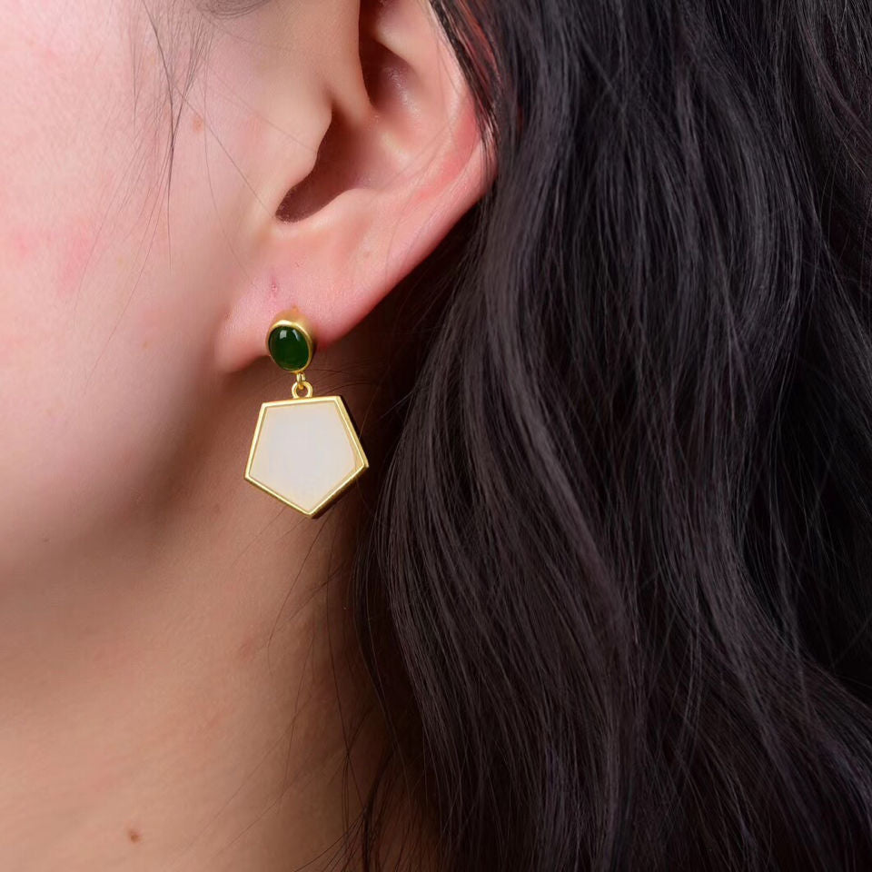 Beautiful Silver Earring with Unique Style