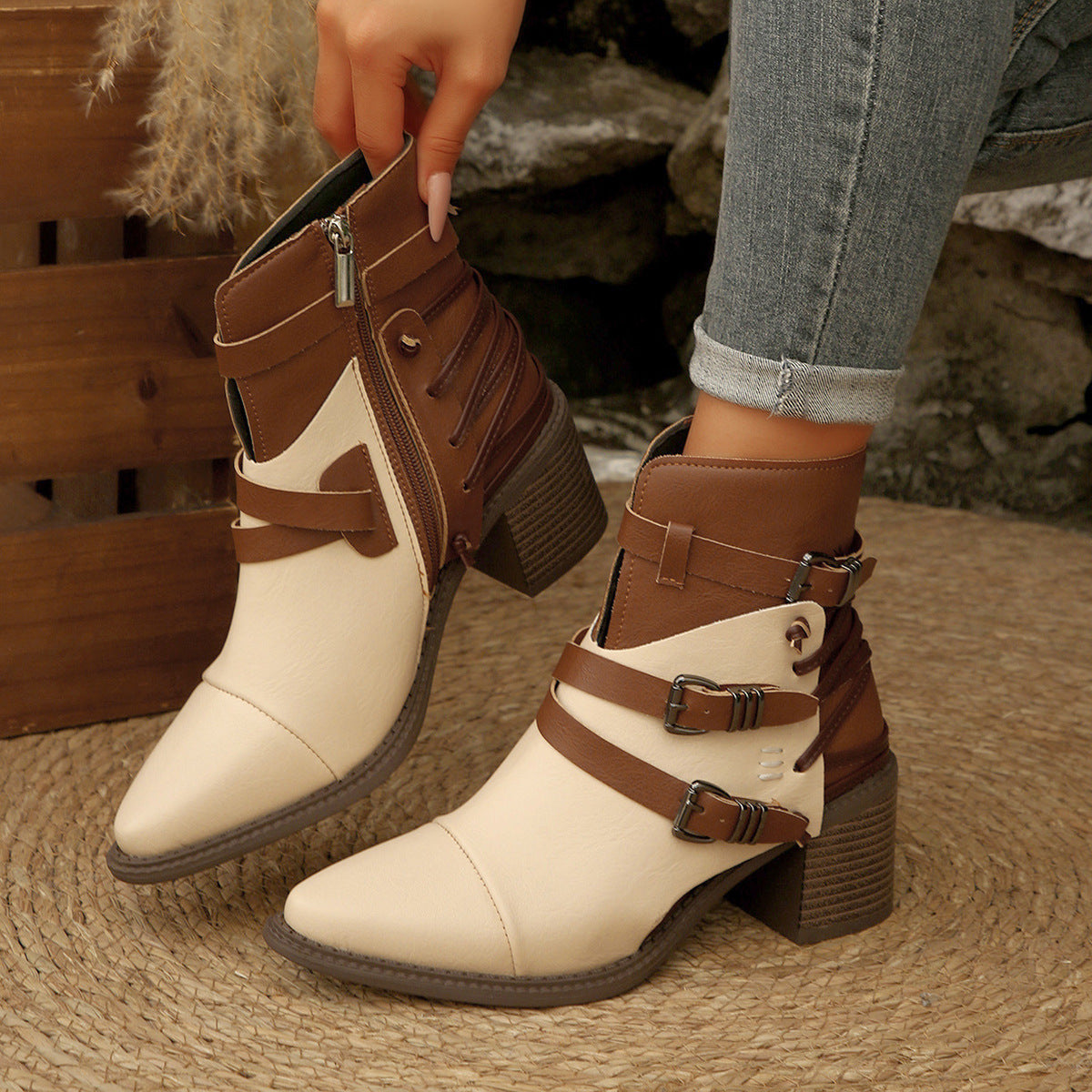 Chic Orthopedic Boots with Unique Design
