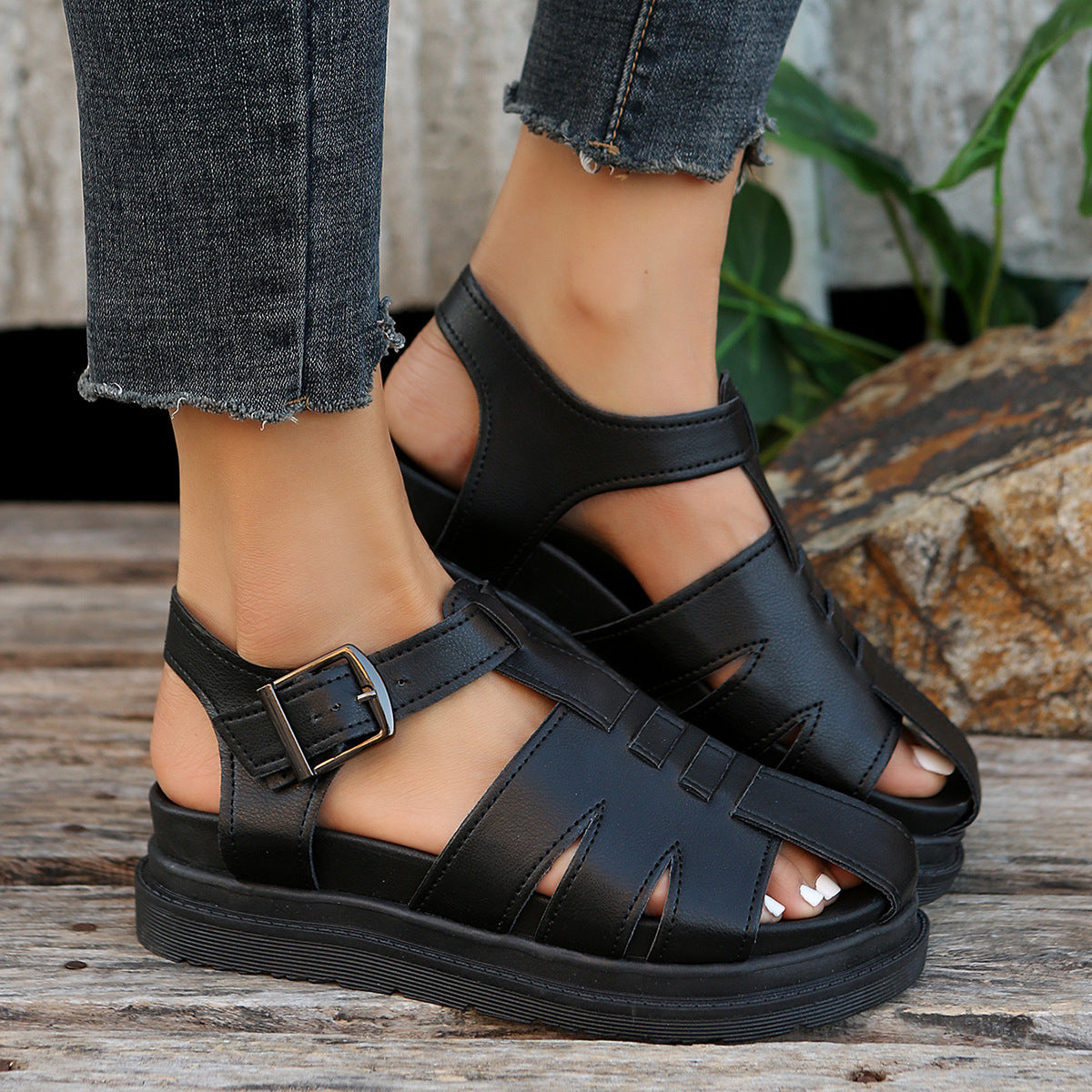 Classic Orthopedic Sandals with Timeless Style