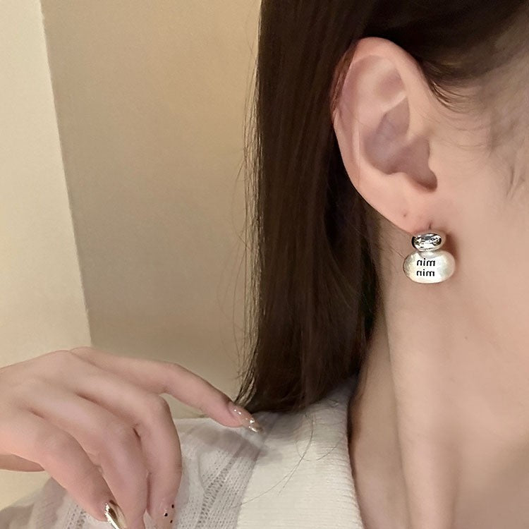 Vintage Handmade Gold Earring