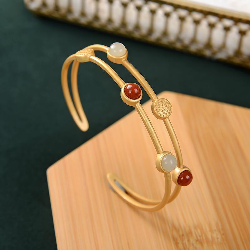 Delicate Artisan Gold Bracelet
