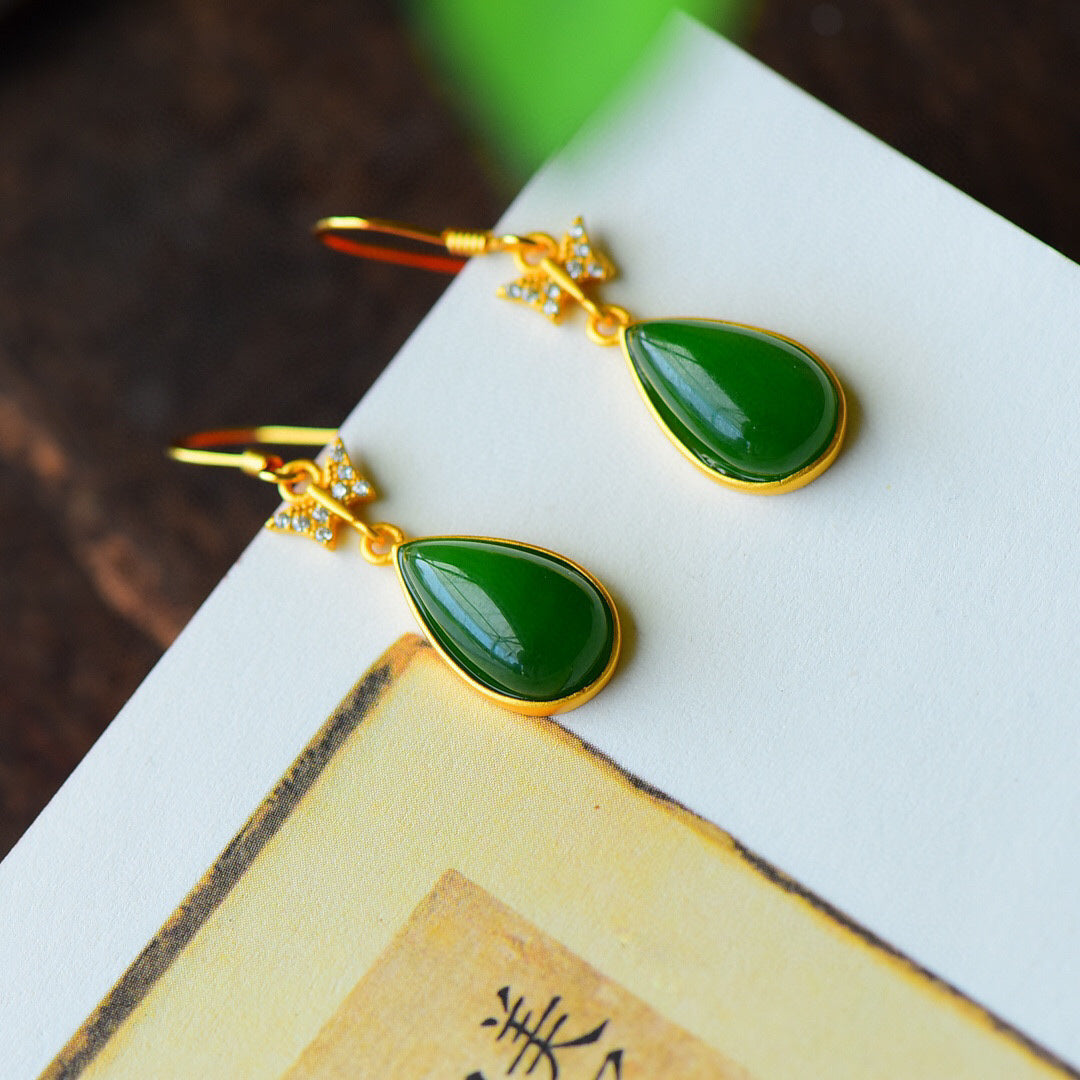 Delicate Artisan Gold Earring