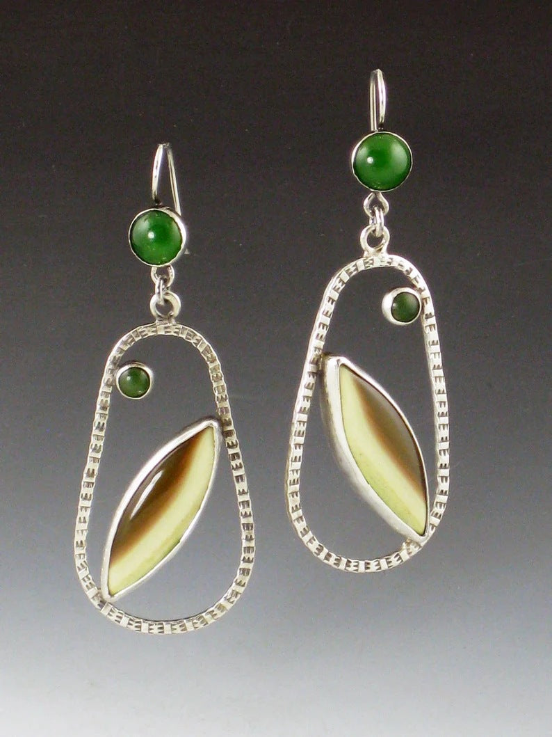 Vintage Handmade Silver Earring
