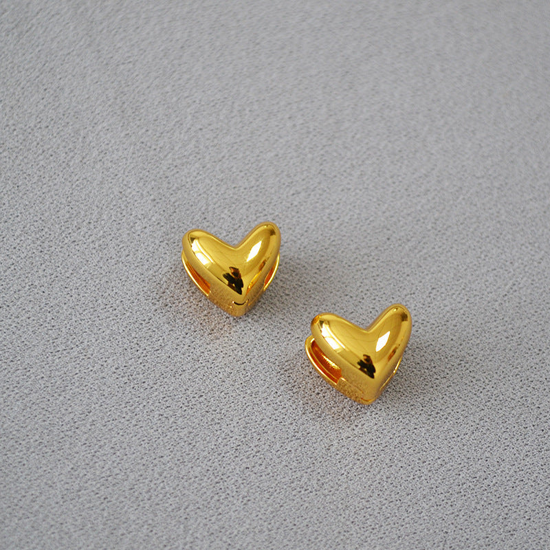 Vintage Handmade Gold Earring