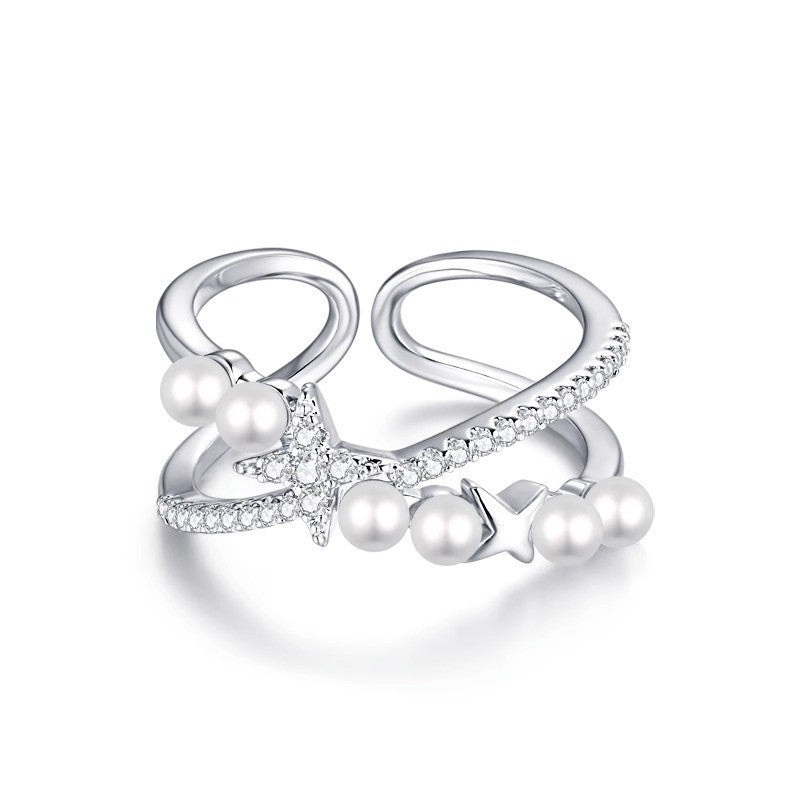 Romantic Pearl Ring for Special Moments