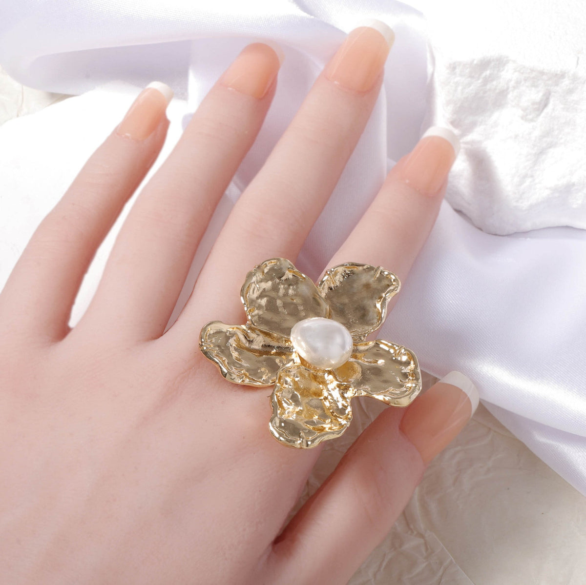 Vintage Handmade Pearl Ring