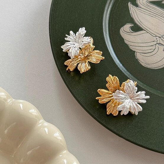 Vintage Handmade Silver Earring