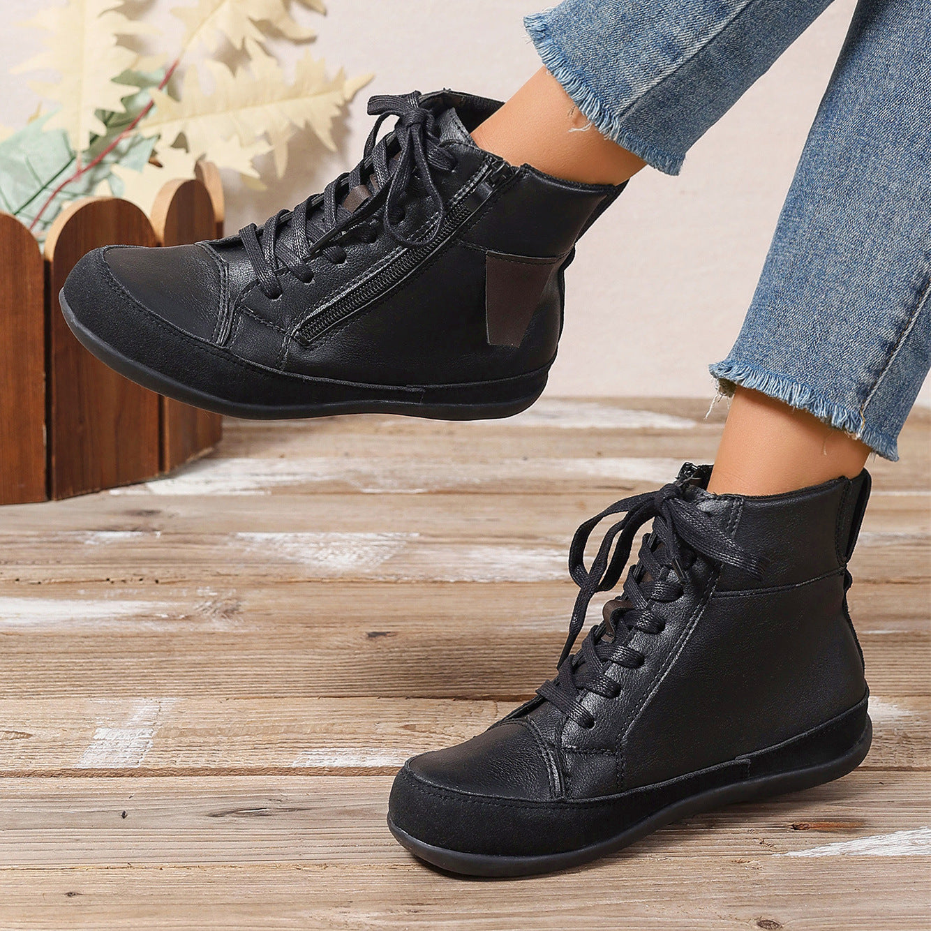 Classic Orthopedic Boots with Timeless Style