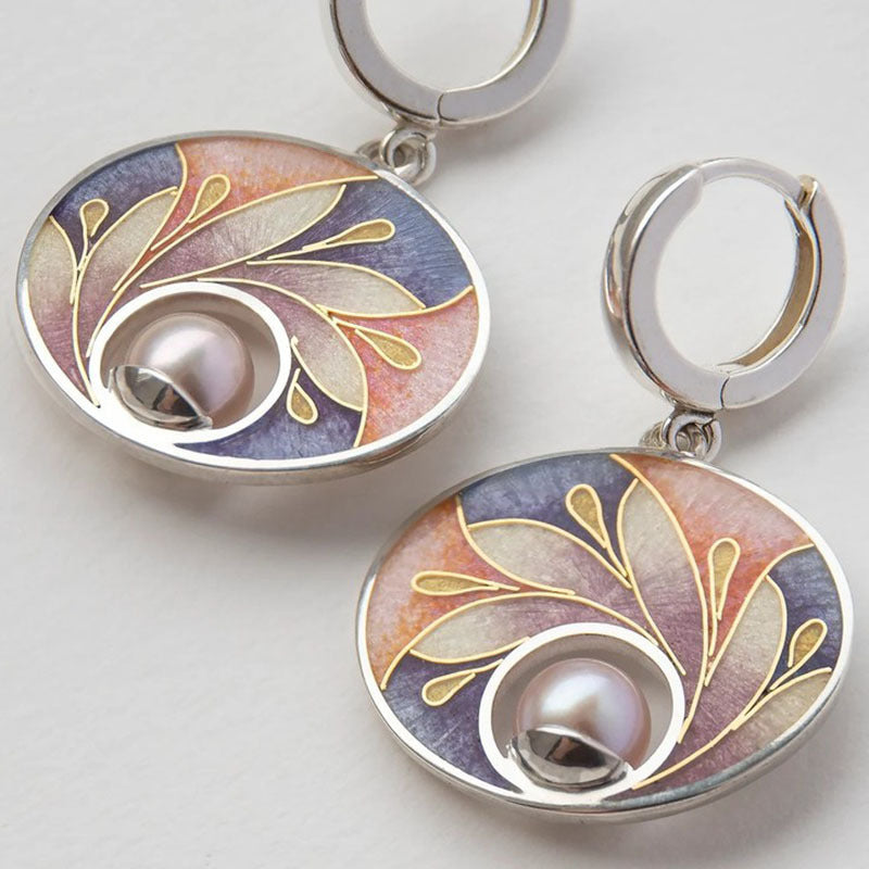 Delicate Artisan Pearl Earring