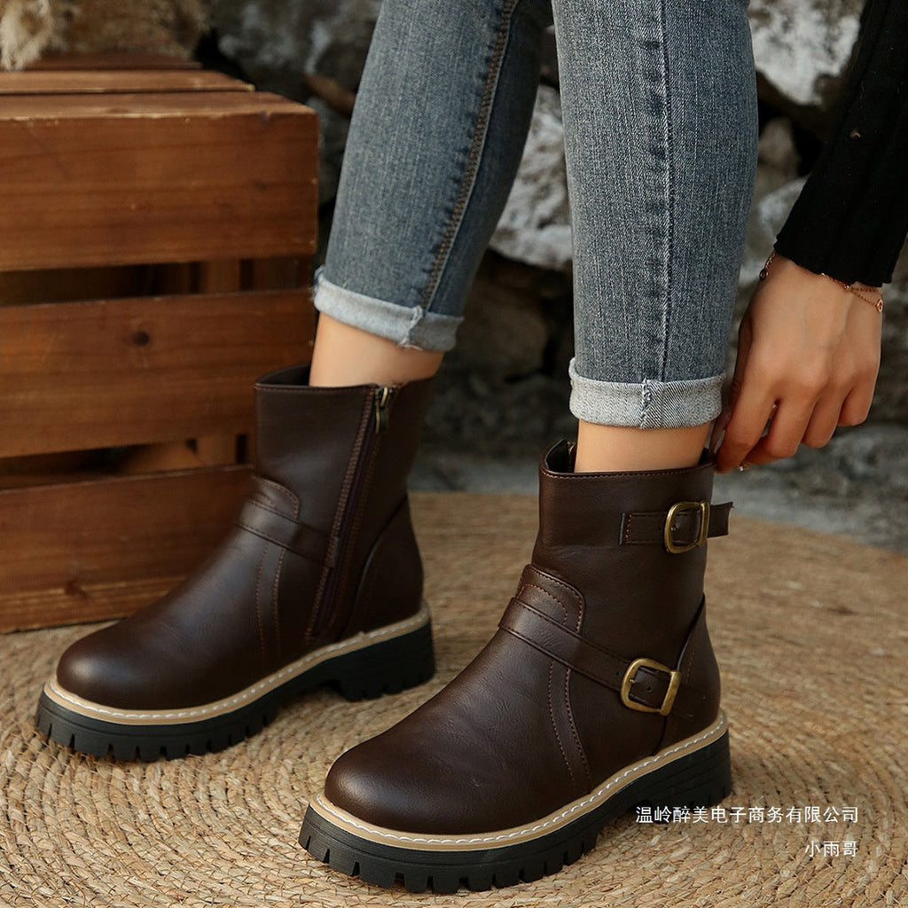 Classic Orthopedic Boots with Timeless Style