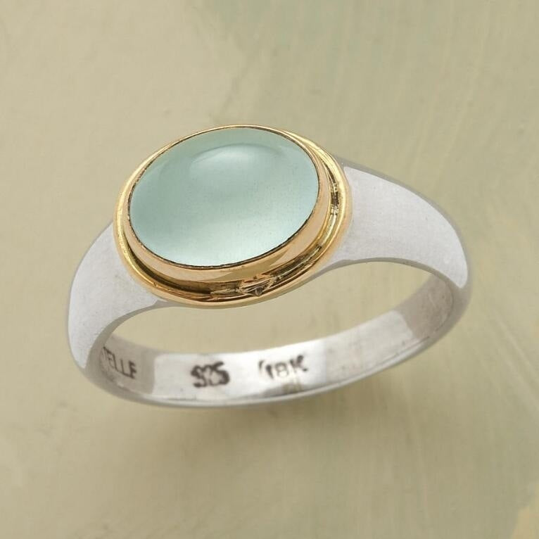 Delicate Artisan Gold Ring