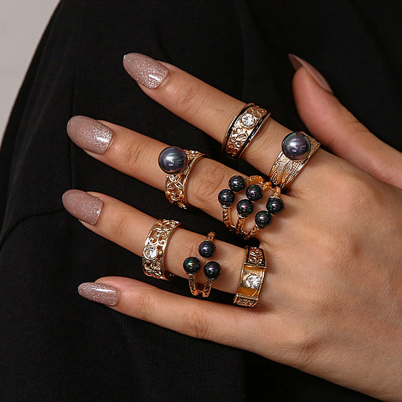 Delicate Artisan Pearl Ring