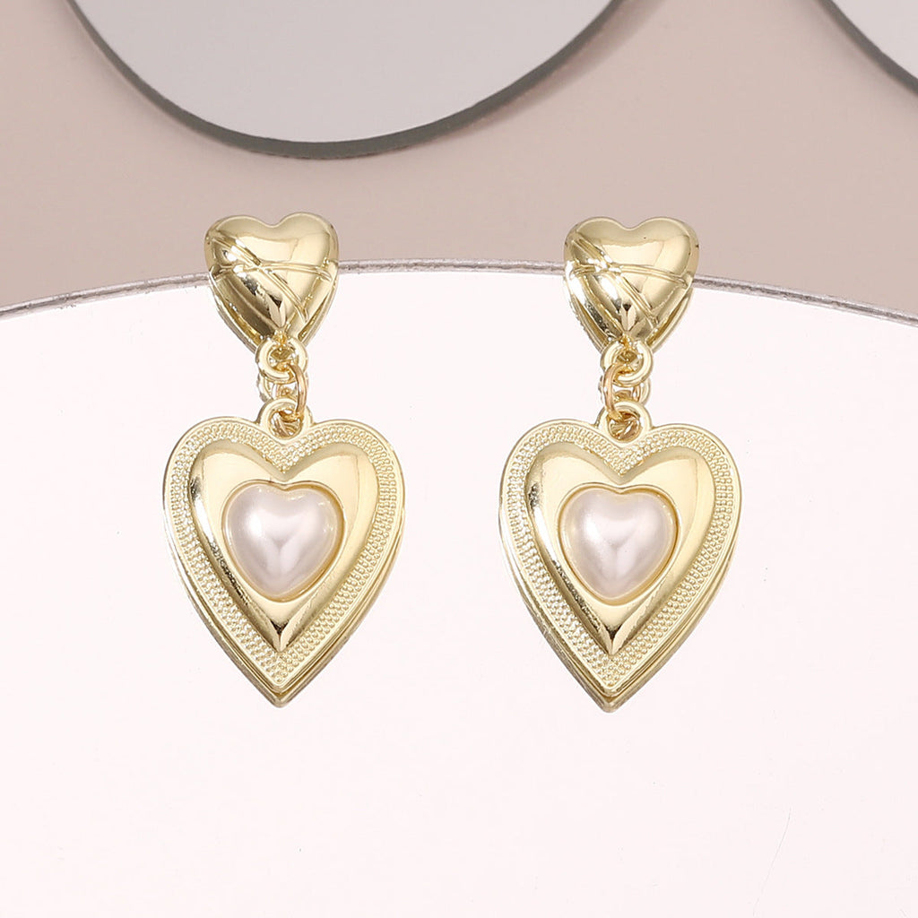 Vintage Handmade Gold Earring