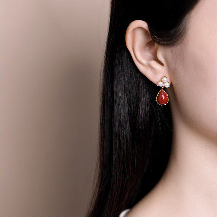 Delicate Artisan Silver Earring