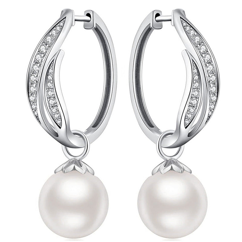Delicate Artisan Pearl Earring
