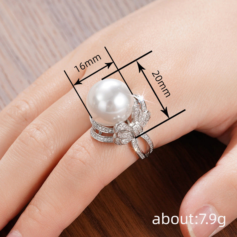 Stunning Pearl Ring for Daily Wear